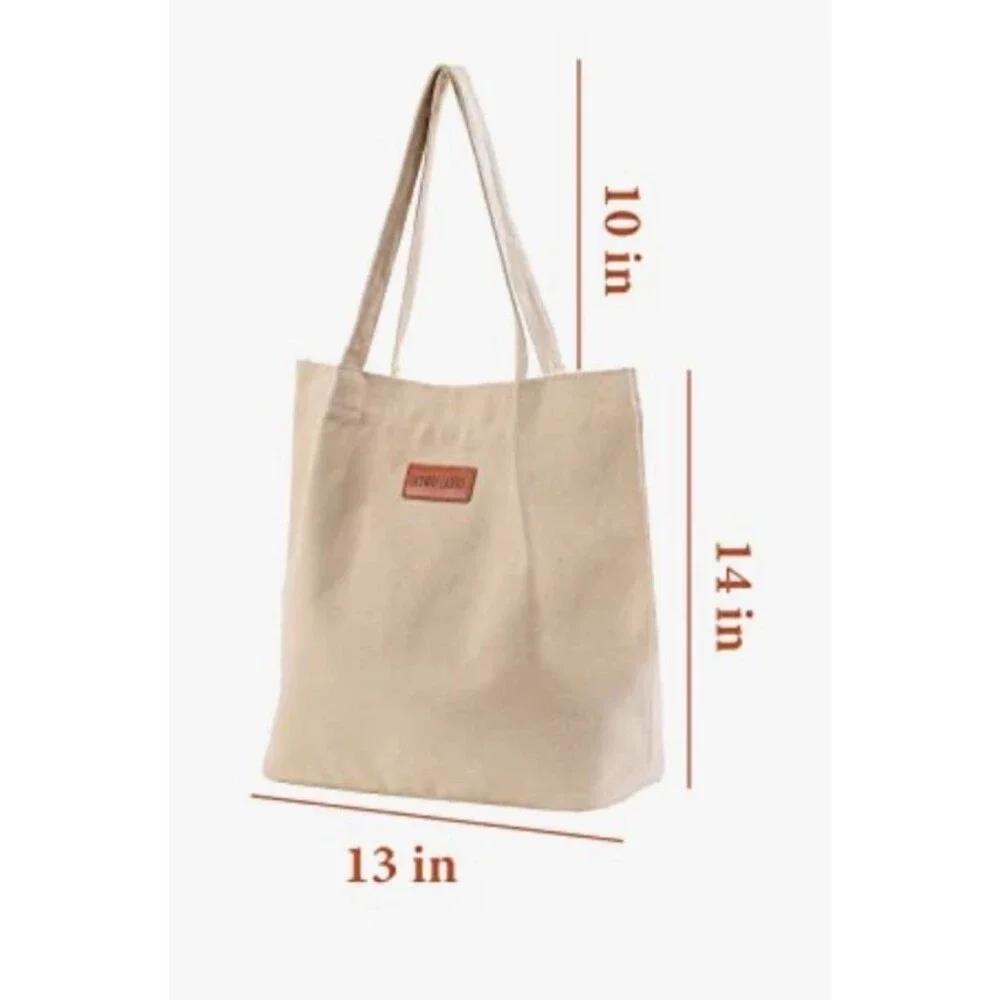 Bonny Dodo canvas tote bag NWOT multi pocket sturdy TSA approved